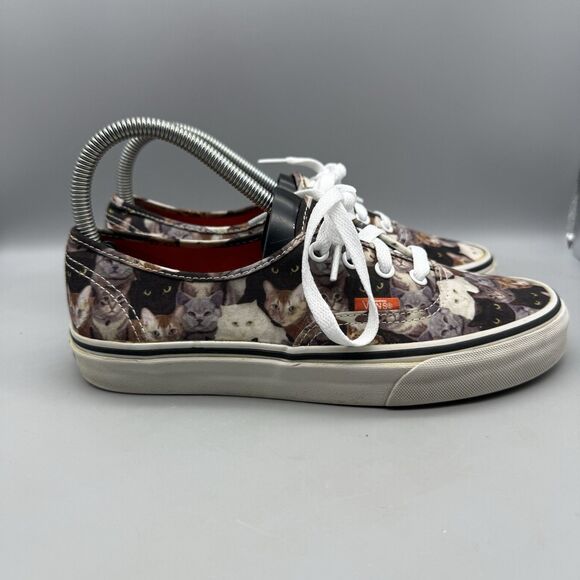Vans X ASPCA Cat Sneakers Women’s 7.5 Men’s 6 Lace Up Kitty Rare Special Edition - Picture 3 of 7